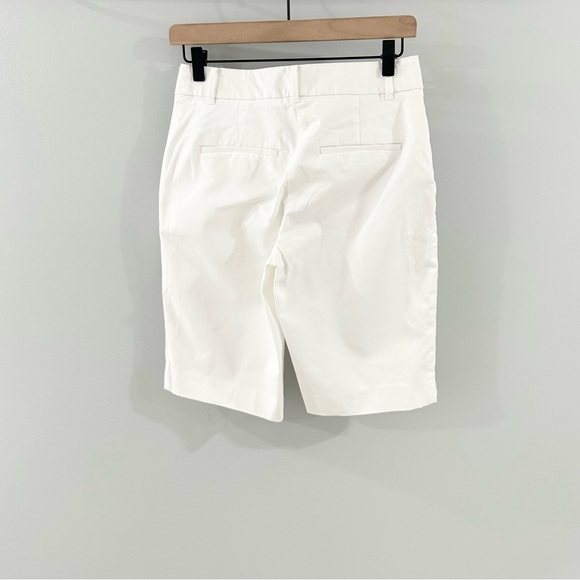 Ann Taylor Boardwalk Bermuda Shorts White Size 0 - Picture 8 of 8